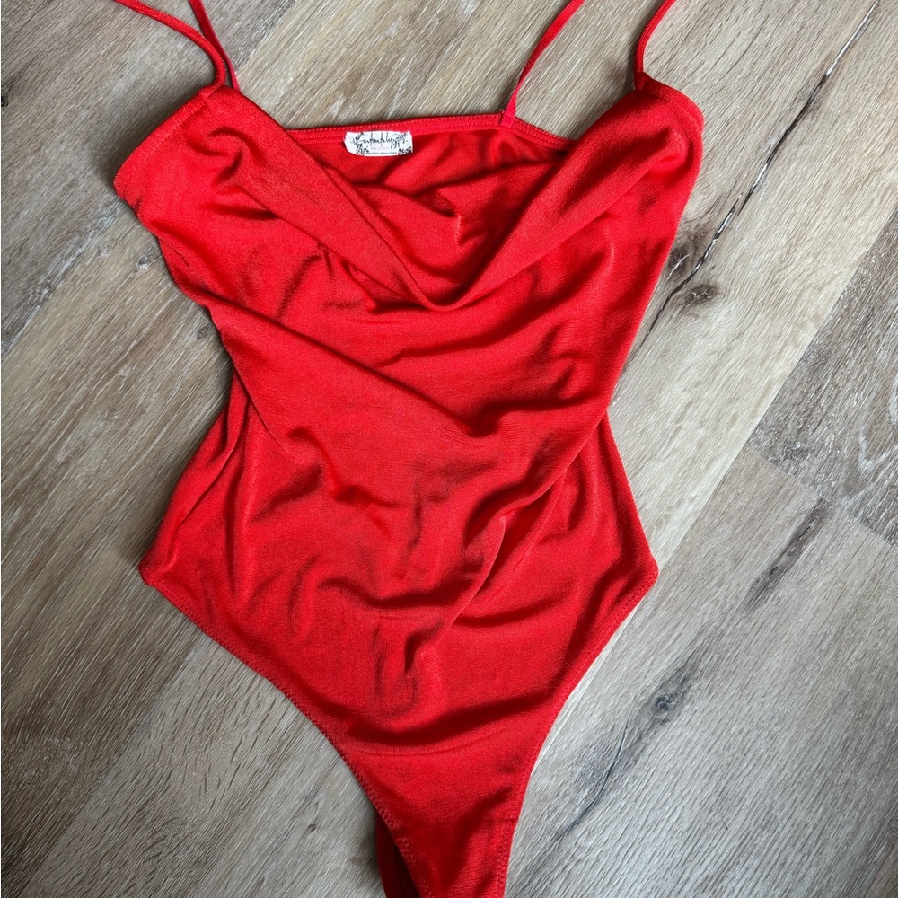 Free People Strap Bodysuit